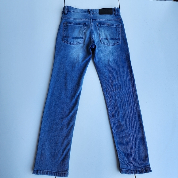 Restricted To All Slim Boys Denim Jeans Blue Stretch 24x22 Sz 8 - Picture 7 of 8
